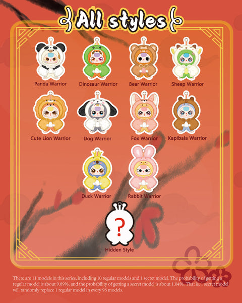 Baby Three I'm Not A Warrior Series Plush Blind Box