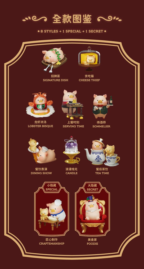 LuLu The Piggy Pigchelin Restaurant Series Blind Box