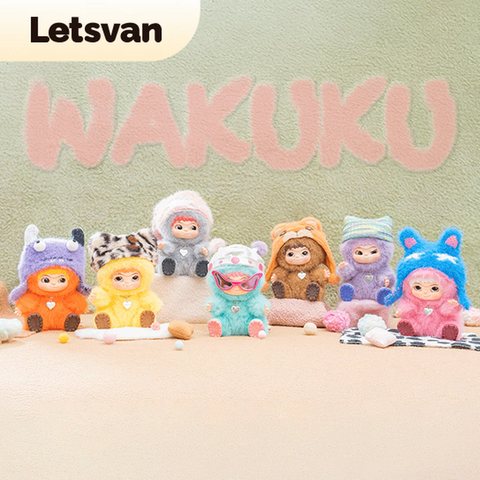 Wakuku Fuzzy Trendy Fun Party Series Plush Blind Box