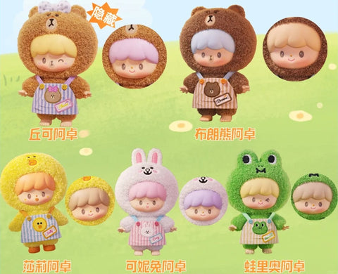 zZoton x Line Friends My Best Friends Series Vinyl Plush Blind Box