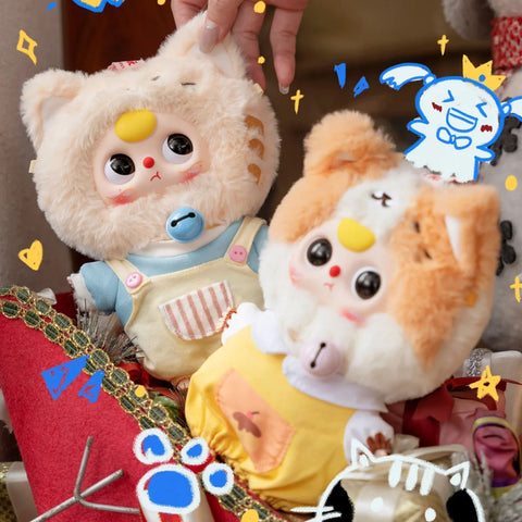 Baby Three Kitten Wardrobe Plush Series Blind Box