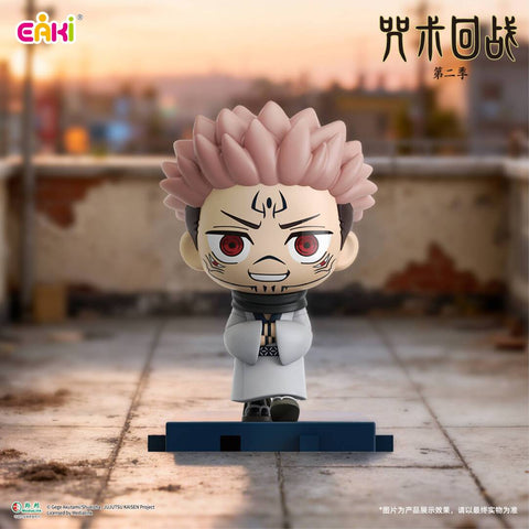 The elusive Ryomen Sukuna chaser in a white kimono, featuring red eyes and signature facial markings.