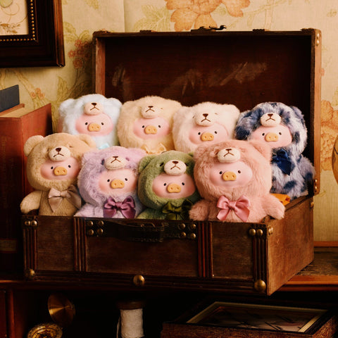 LuLu The Piggy Vintage Teddy Shop Vinyl Face Series Plush Blind Box