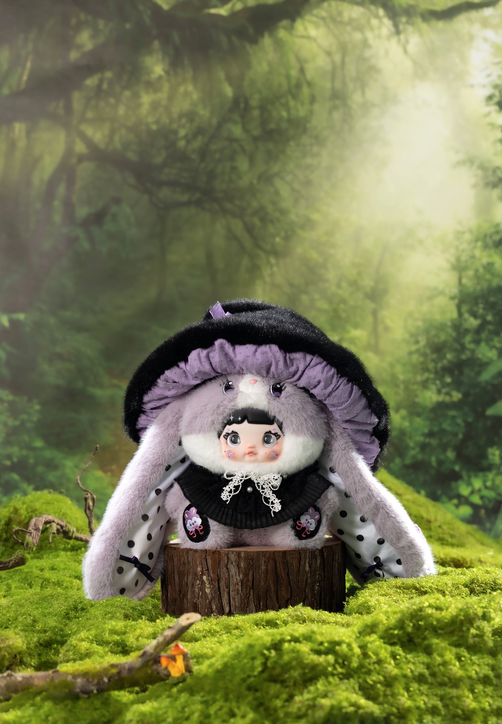 Nommi Mushroom Hat 400% きのこ Nommi Mushroom Hat 400% Series Plush Blind Box – KIKAGoods