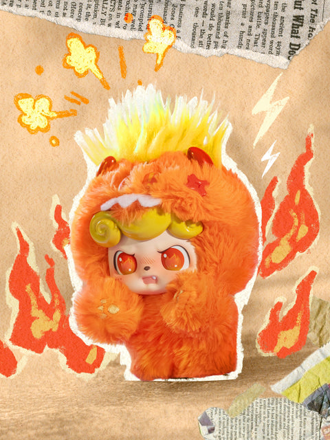 Q.Kid Emotional Hairy Monster Series Plush Blind Box