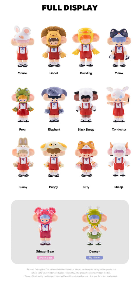 Wonton Island Animal Choir Series Blind Box